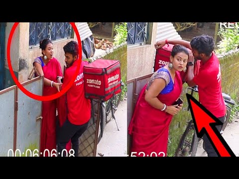 affair with Zom*to Boy | Awerness Video 😳 WHAT IS THIS DELIVERY BOY DOING WITH THE GIRL😱 CCTV