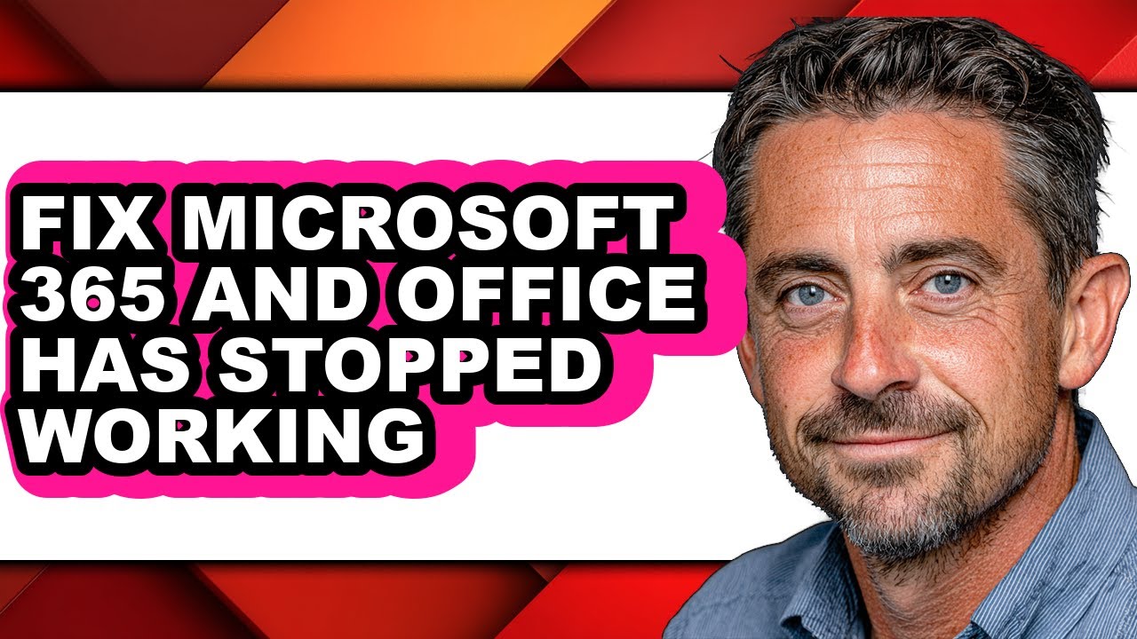 How to Fix Microsoft 365 and Office Has Stopped Working (updated) - YouTube