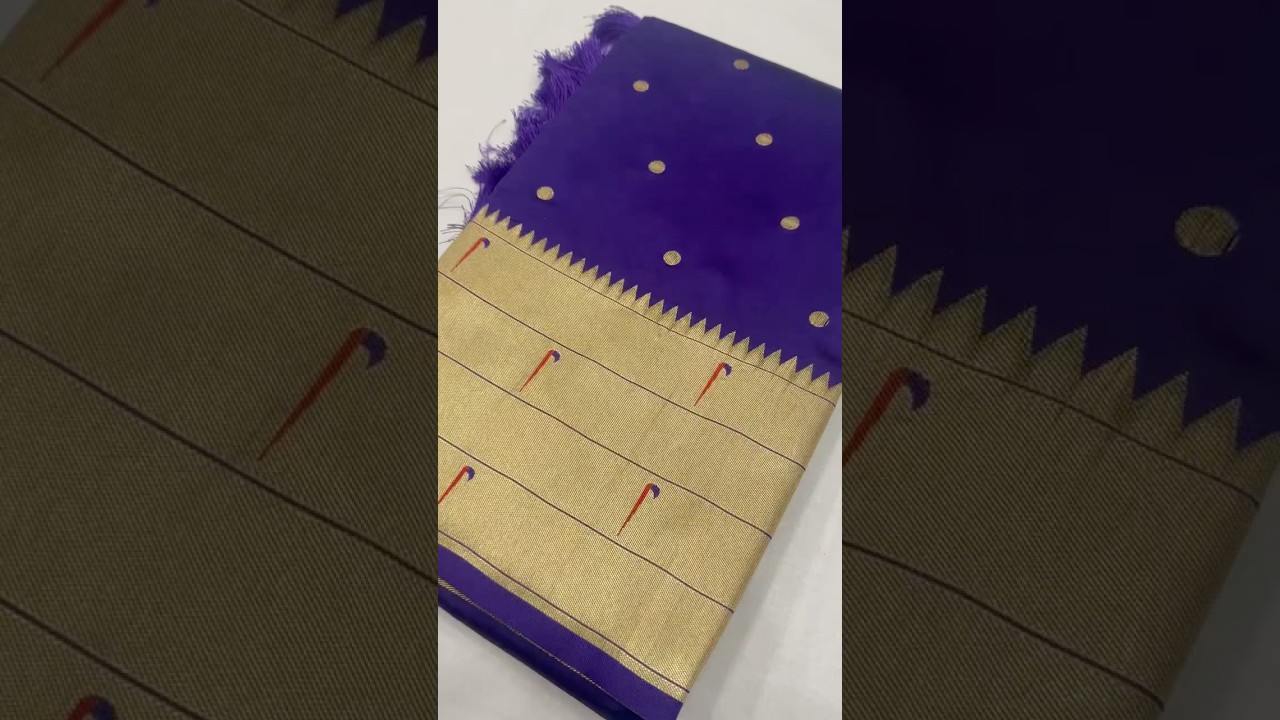 Peacock Soft Silk Wedding Paithani Saree