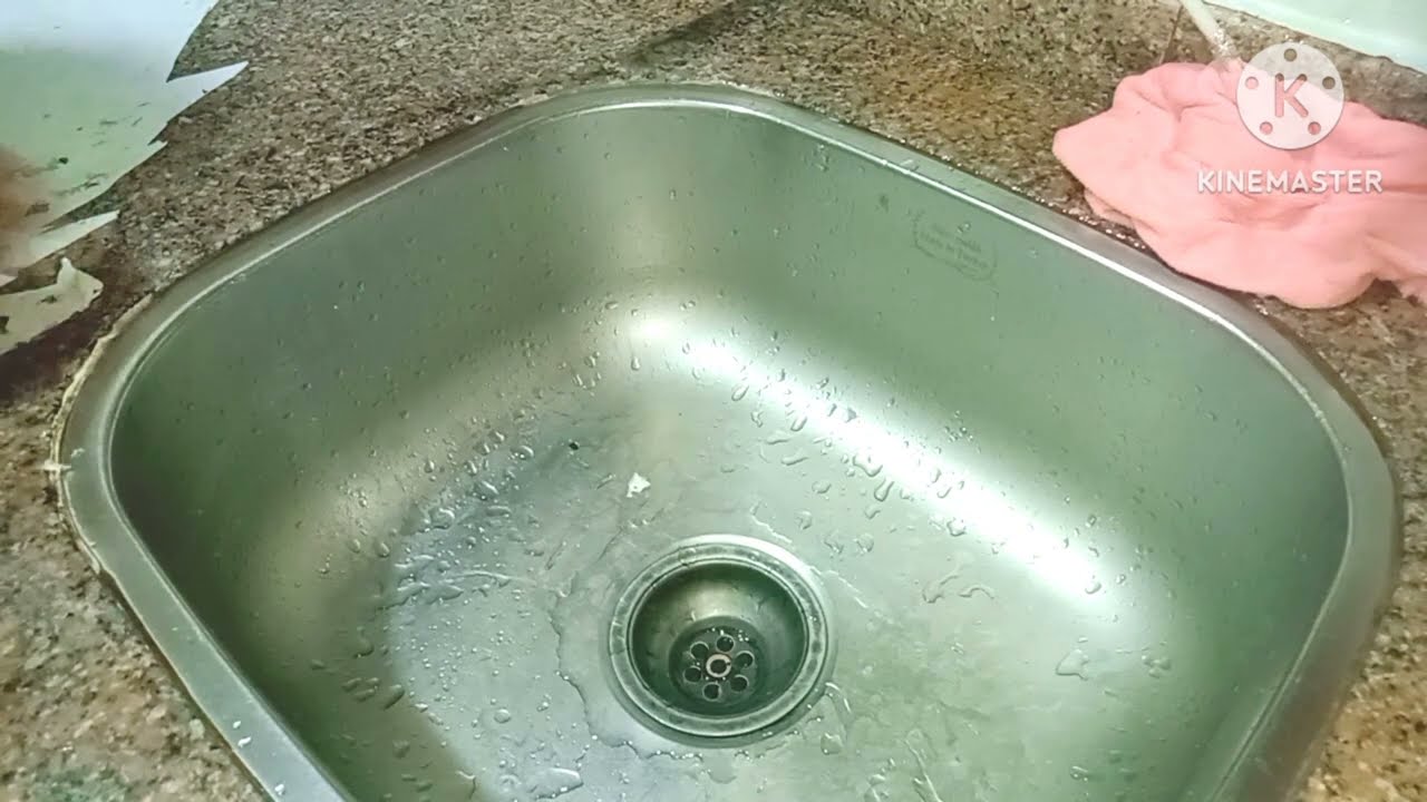 يا خساره تعالوا شوفوا الإستيكرعمل ايه في الرخامه ❓ اصلاح تسريب حوض المطبخ ❗الطريقه الصحيحه للتركيب