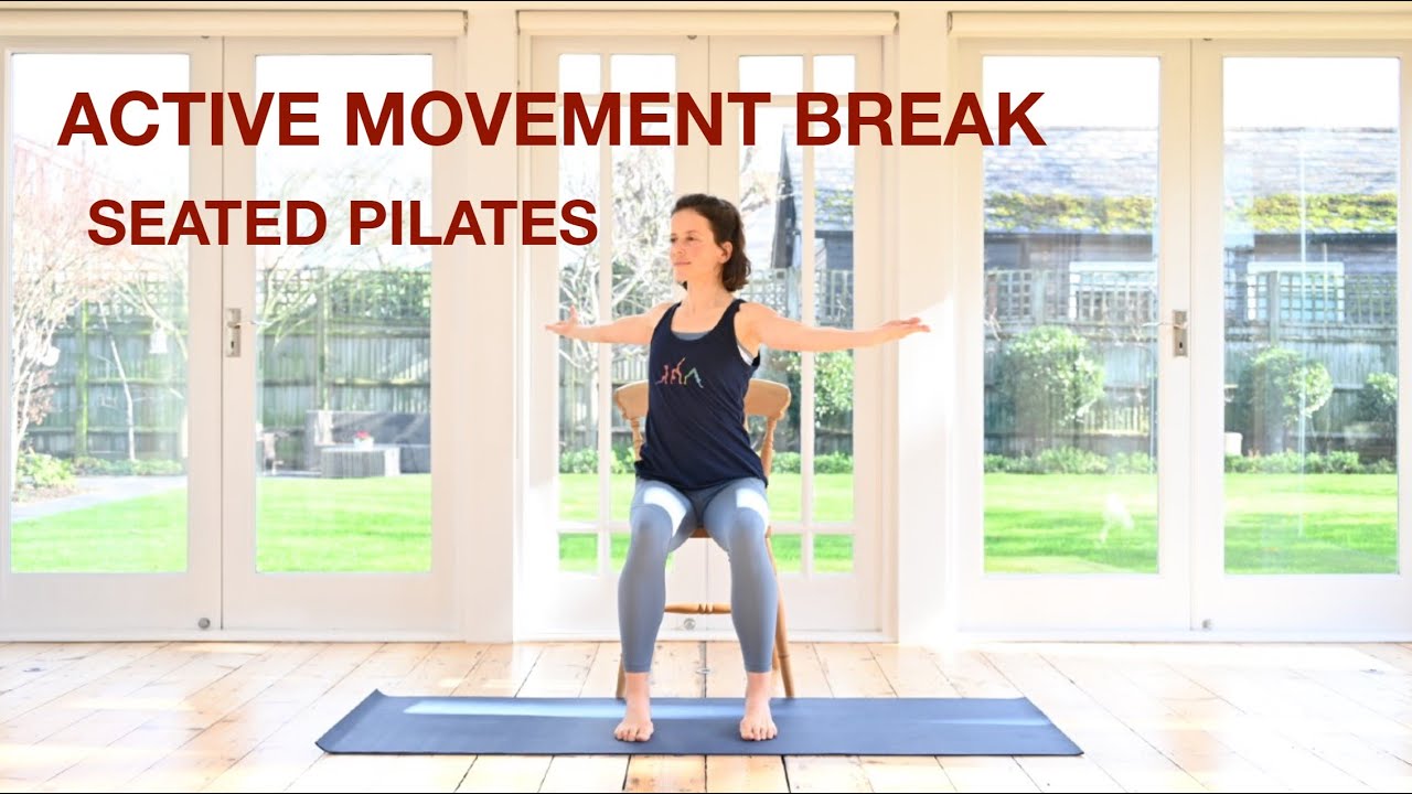 Active Movement Break - Seated Pilates - Stretch, Mobilise & Strengthen With Chair Pilates 25 mins
