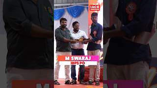 Success Story of M SWARAJ (IBPS PO) I IACE Testimonials