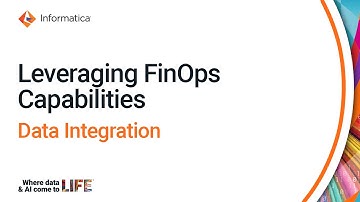 Leveraging FinOps Capabilities in Data Integration