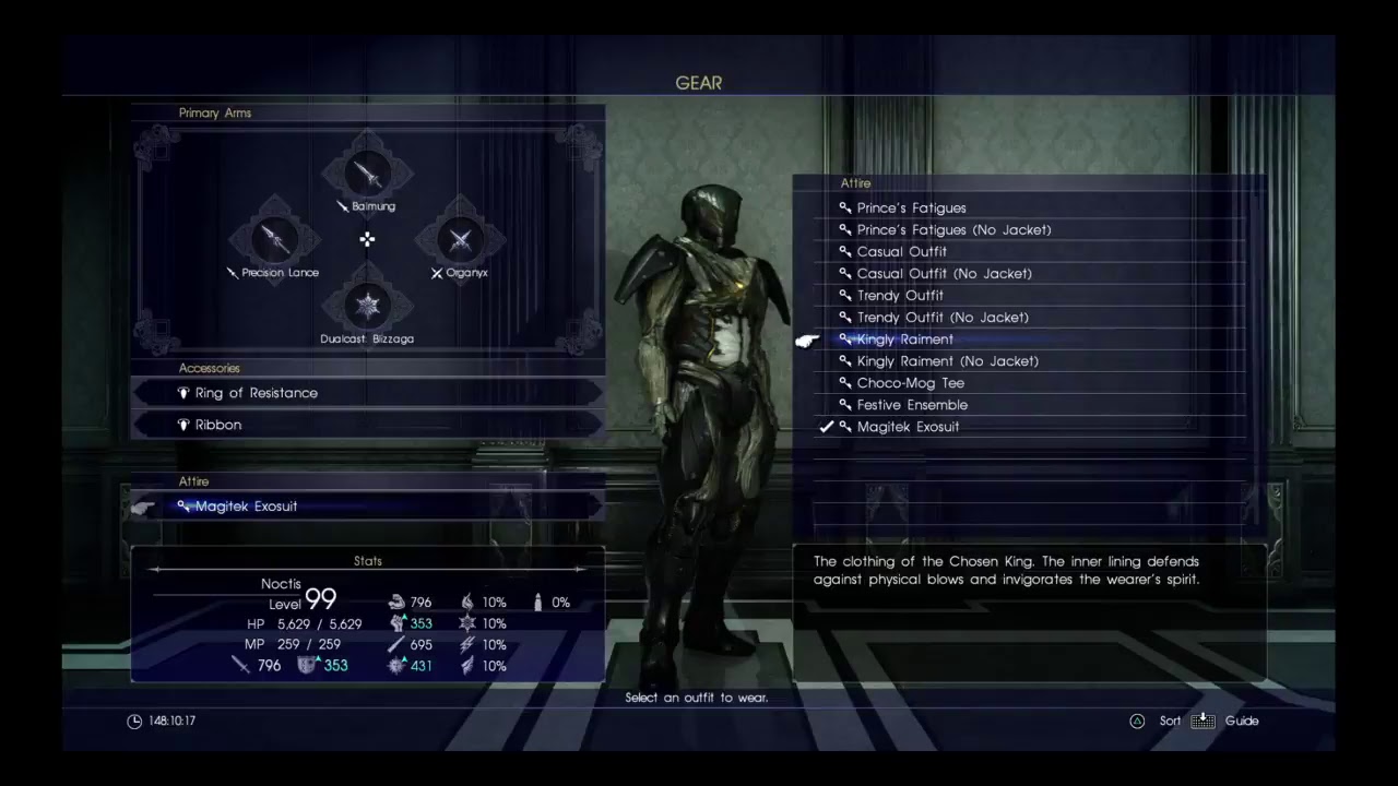 FFXV Magitek Exosuit gameplay (serious power right here!)