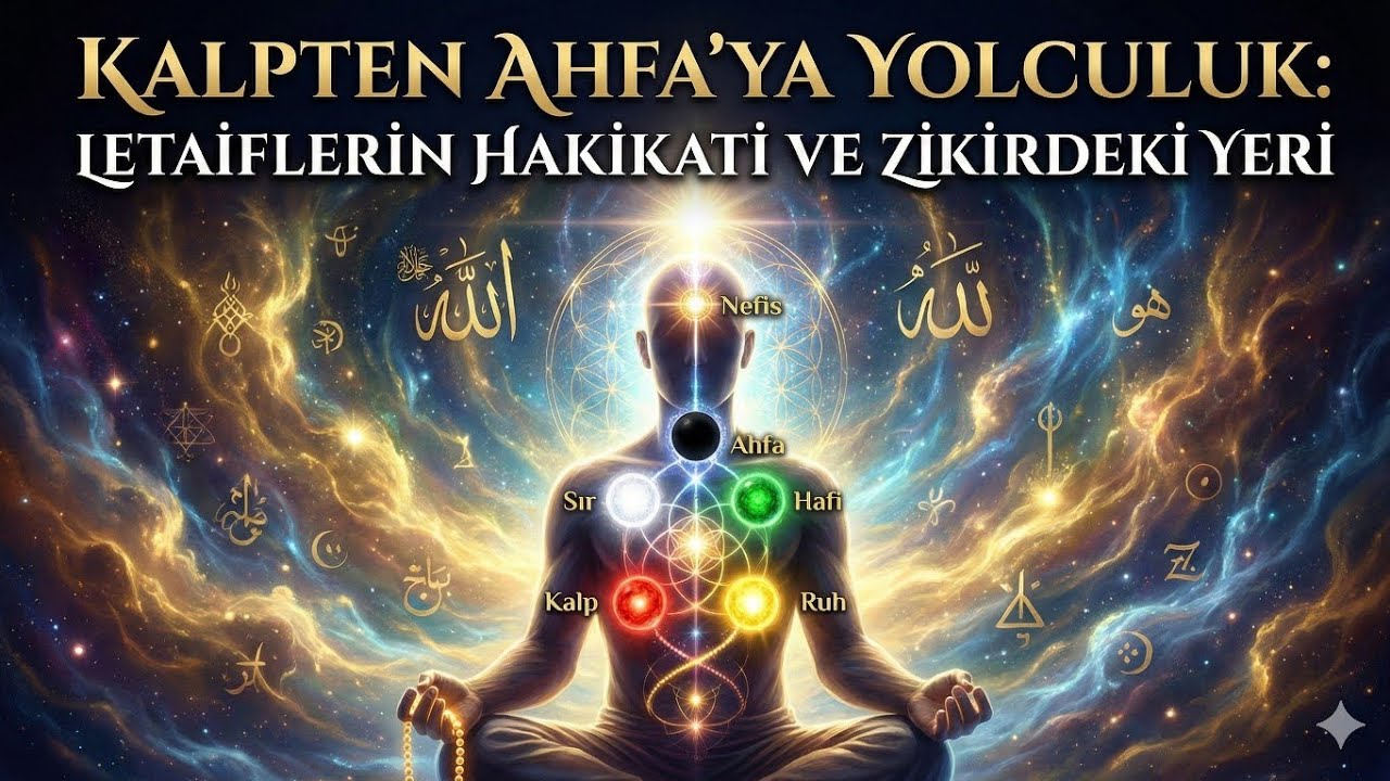 ZİKRİ LETAİF NEDİR? LETAİFLERİN NURLARI VE VÜCUTTAKİ YERLERİ