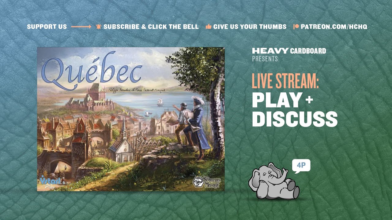 Quebec: 4p Play-through & Round table by Heavy Cardboard