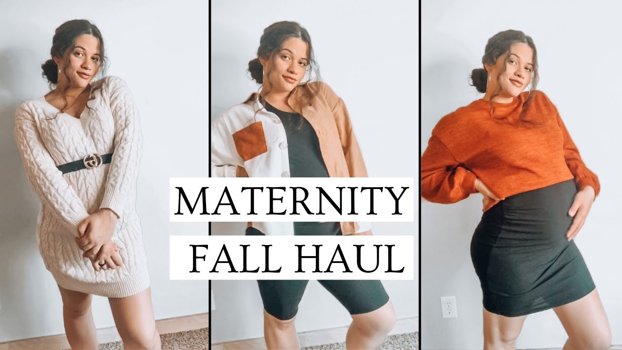 SHEIN MATERNITY HAUL 2021 FALL EDITION 🍂 YouTube
