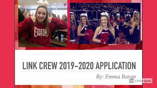 Link Crew 2019-2020 Application Video