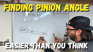How to measure your pinion angle. Simple way to find out.