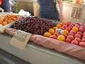 Рынок в городе Бендеры, фрукты, овощи, цены