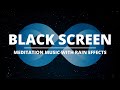 Black Screen Music for Deep Sleep: REM Sleep Music, Soothing Music, Dark Screen With Rain Effects