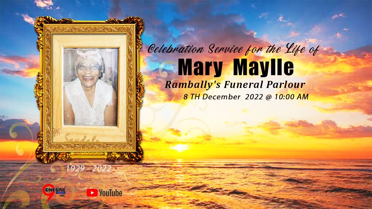 THE FUNERAL SERVICE OF Mary Maylle, also known as Leticia Issac - YouTube