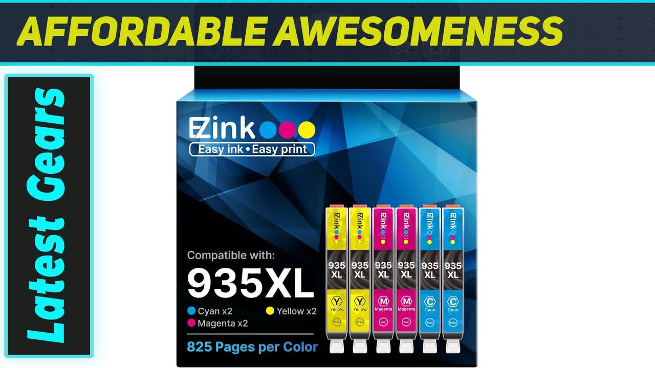 `E-Z Ink HP 935XL: непревзойденное соотношение цены и качества для вашего принтера HP Officejet