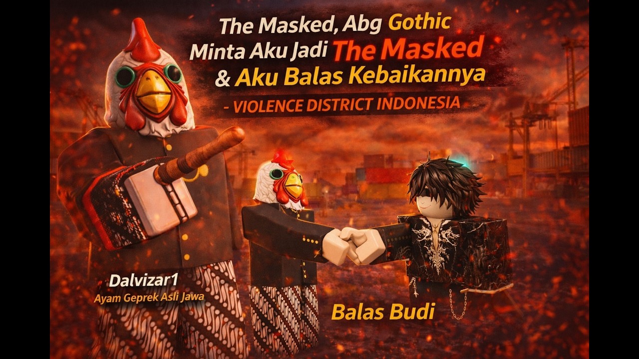 The Masked, abang ini Minta Aku Jadi The Masked & Aku Balas Kebaikannya! - Violence District