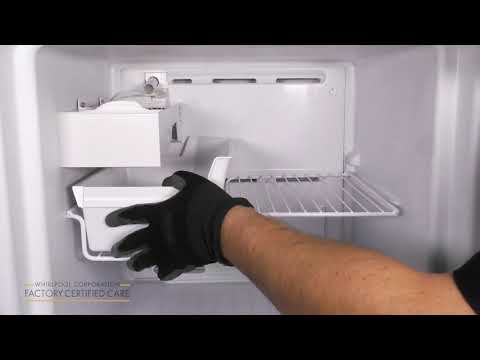 Ice Maker Installation (12 cubic foot top mount) - YouTube