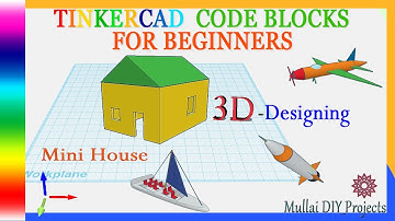 Create a 3D House model in TinkerCAD CodeBlocks | DIY_Projects