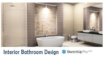 Bathroom with Sketchup 2021| Sketchup Pro | sketchup 3d modeling