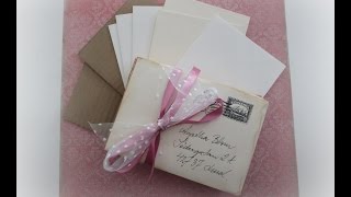 #ThinkPinkArt   Tutorial - Secret Envelope Box