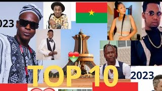 TOP 10  des artistes Burkinabè 🇧🇫 2023