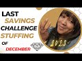 Hot Mess | Last Savings Stuffing of 2023 | 100 Envelope Strides!!!