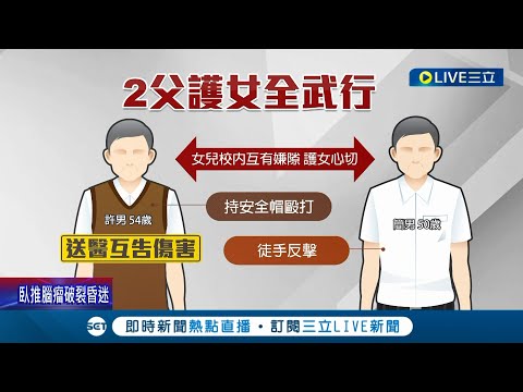想找藉口打架也不是這樣吧... 2老爸接小孩下課"巧遇"竟揮拳互毆? 補習班外大打出手全為愛女出氣!│記者 凌毓鈞 戴偉臣│【LIVE大現場】20220916│三立新聞台