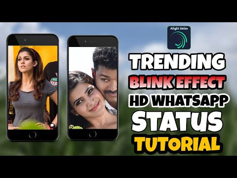 Trending Blinking Effects| HD Whatsapp Status Editing | Alight Motion | Malayalam 2020 | Easy Trick
