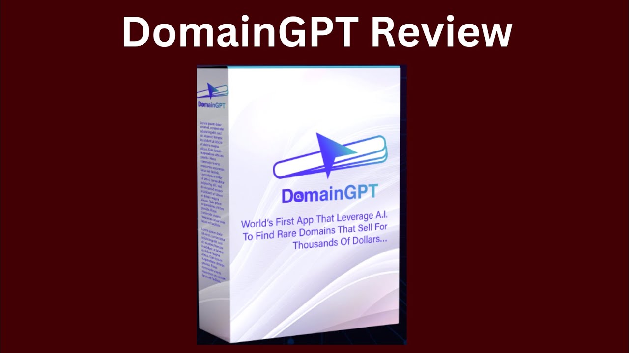 DomainGPT Review ⚠️ With My $33,000 Exclusive Bonus Bundle - (App By Mosh Bari)