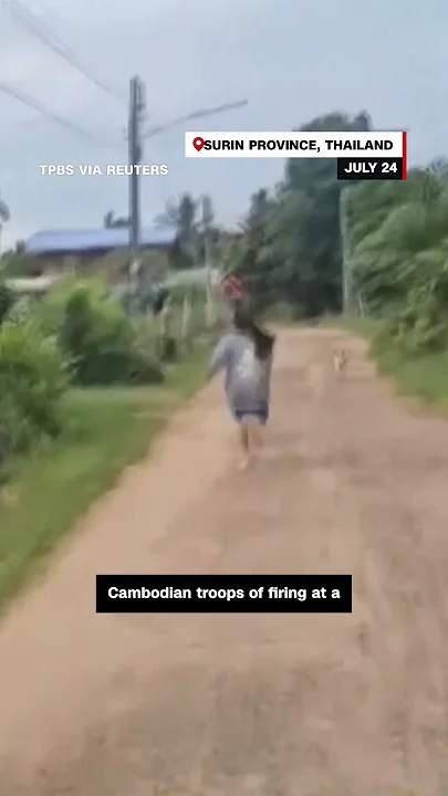 Civilians run for cover as clashes erupt on Thailand’s border with Cambodia