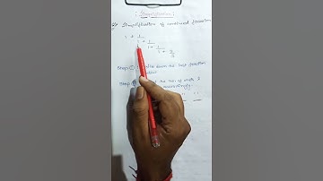 Fraction Tricks Part 4 | Continued Fraction |Fastest Simplification   #math #exam #education #ssc