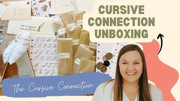 The Cursive Connection Unboxing | Which Cursive Curriculum should I use? | Full Handwriting Program