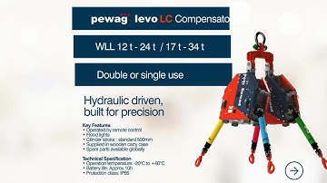 pewag levo Load Balancer & Compensator | Smart Hydraulic Lifting Solutions