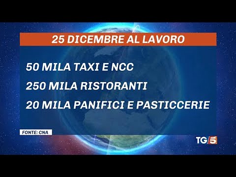 25 12 22 Lavoro Natale   CANALE 5 TG5 2000