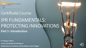 IPR Course   Introduction