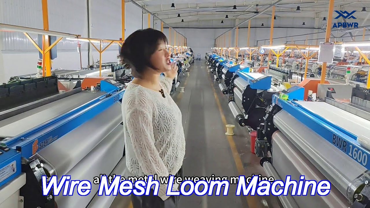 intelligent metal mesh weaving machine