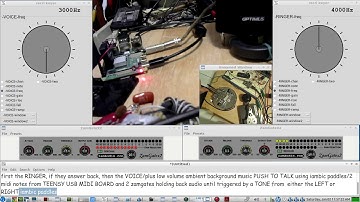 Push To Talk - IP walkie talkie setup for a Raspberry PI - PTT switch uses a TEENSY USB midi board
