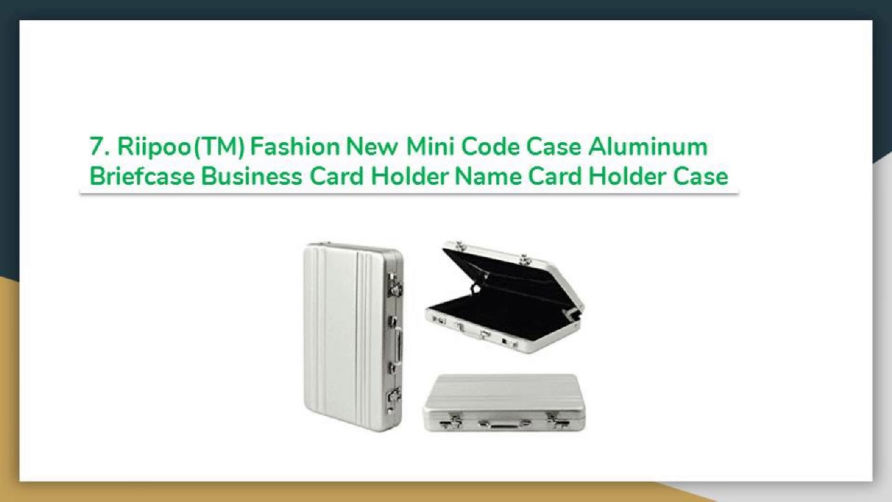 Top 10 Best Aluminum Briefcases Review in 2019 YouTube