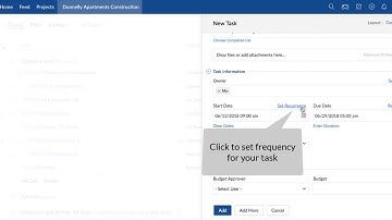 Zoho Projects : Recurring Task and Reminders