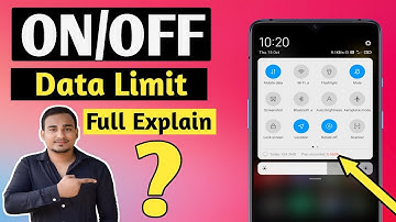 How To Set Data Usage Limit In Mi Phone | Data Limits Usage Settings In Redmi | MIUI 12