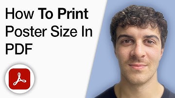 How to Print Poster Size in PDF Using Adobe Acrobat Pro DC [2025 Full Guide]