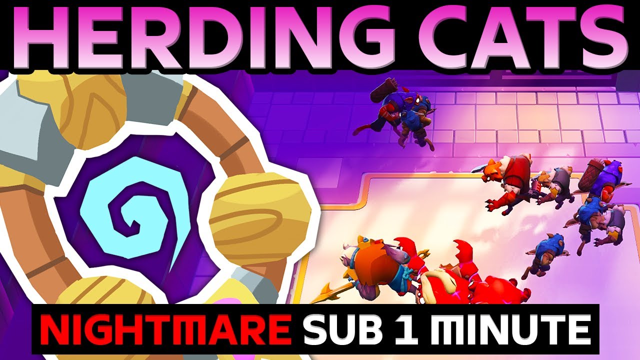 BEAT Herding Cats NIGHTMARE Sub 1 Minute | Moco
