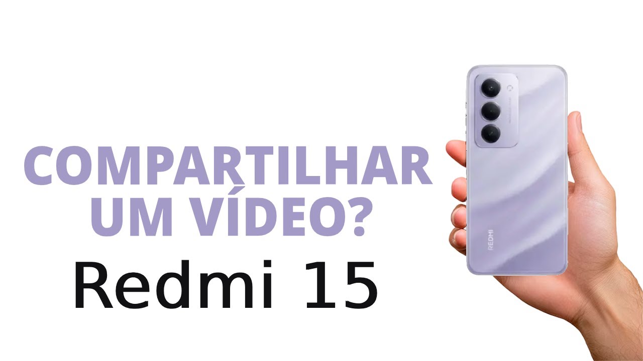 Como COMPARTILHAR um VÍDEO no YouTube, Redmi 15!