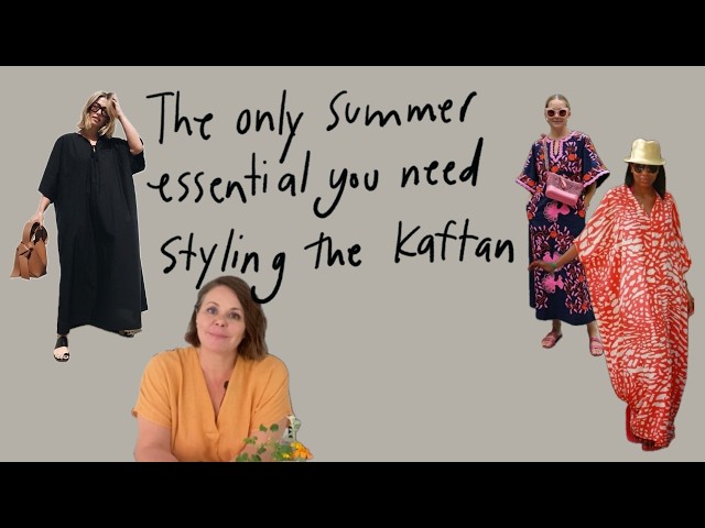 The Only summer Essential You Need : Styling a Kaftan - YouTube