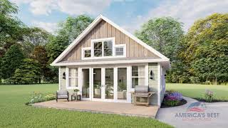 COTTAGE HOUSE PLAN 1462-00015 WITH INTERIOR