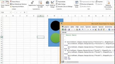 Excel VBA Avançado - Objeto (shape) Piscando