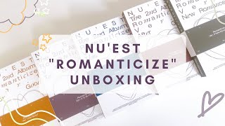 [unboxing] nu'est (뉴이스트) romanticize🍷🕯️all versions!