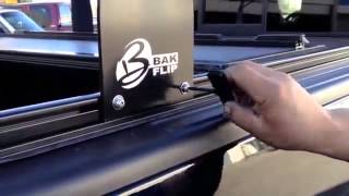 BakFlip CS folding tonneau cover and rack combination