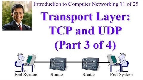 CSE473-11-3C: Internet Transport Layer Protocols: TCP and UDP (Part 3 of 4)