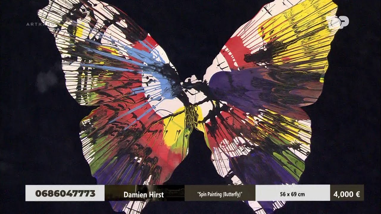 Eksluzivisht ne shitje nje veper e Damien Hirst: Flutura - Artkand