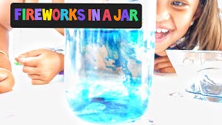 FIREWORKS IN A JAR EXPERIMENT
