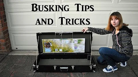 Whats the definition of busking?